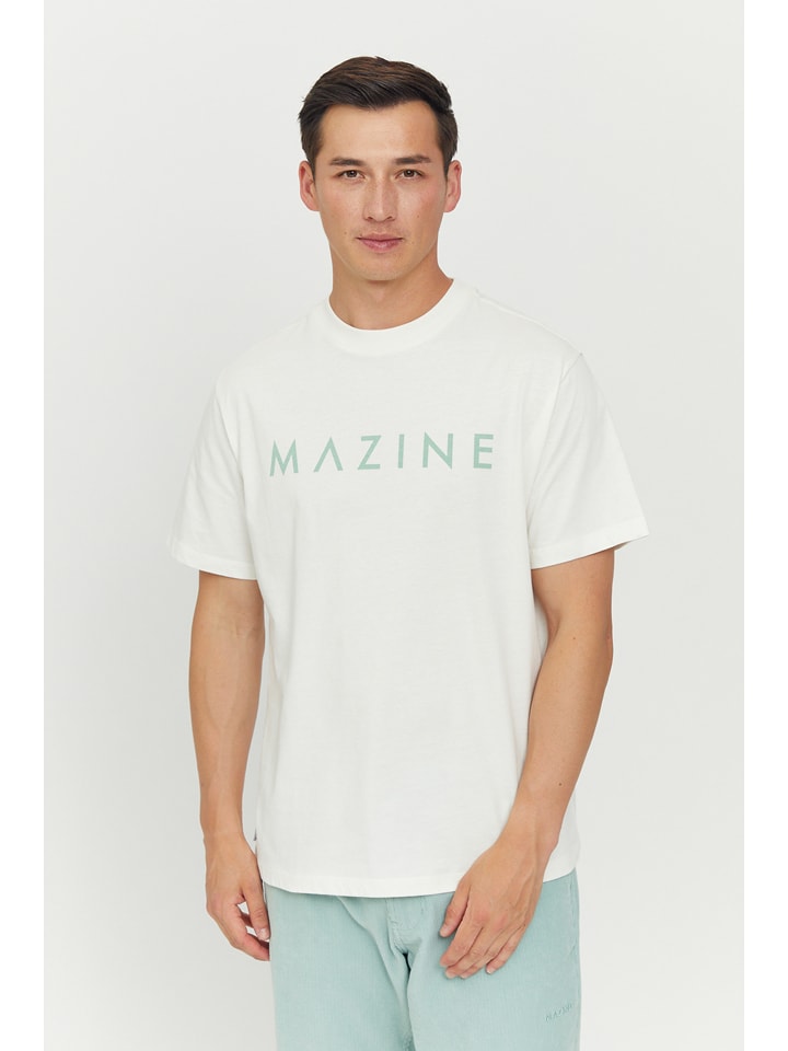 MAZINE Koszulka "Hurry" w kolorze białym rozmiar: S