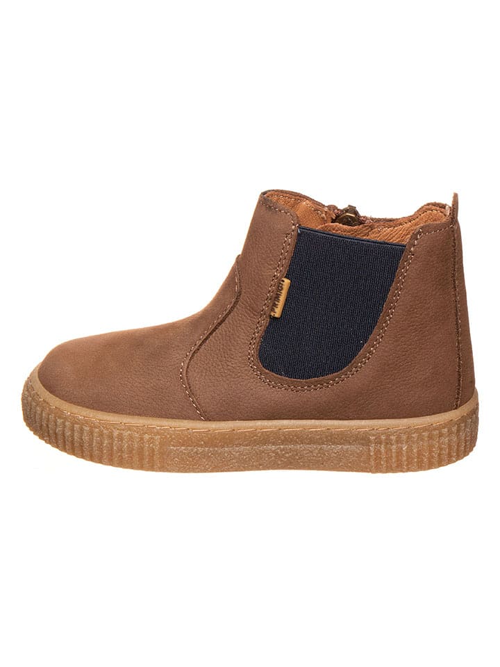 Primigi Skórzane sztyblety w kolorze jasnobrązowym rozmiar: 26