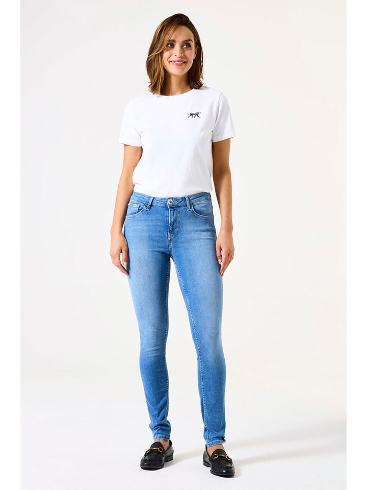 Garcia Dżinsy - Skinny fit - w kolorze niebieskim rozmiar: W26