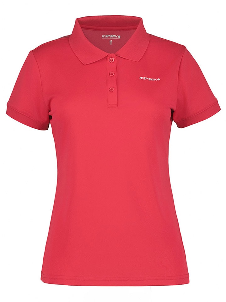 Icepeak Koszulka polo "Bayard" w kolorze czerwonym rozmiar: M