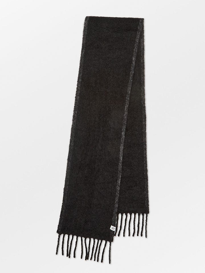 Becksöndergaard Szal w kolorze czarnym - 210 x 26 cm rozmiar: onesize