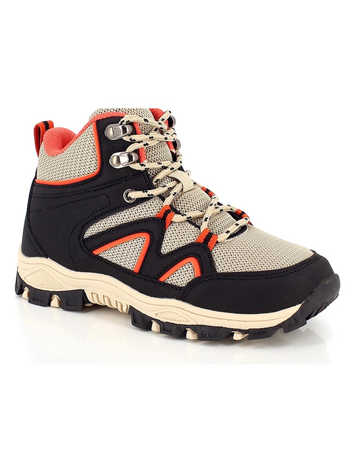 Kimberfeel Botki turystyczne "Mitumba" w kolorze czarno-beżowym rozmiar: 34