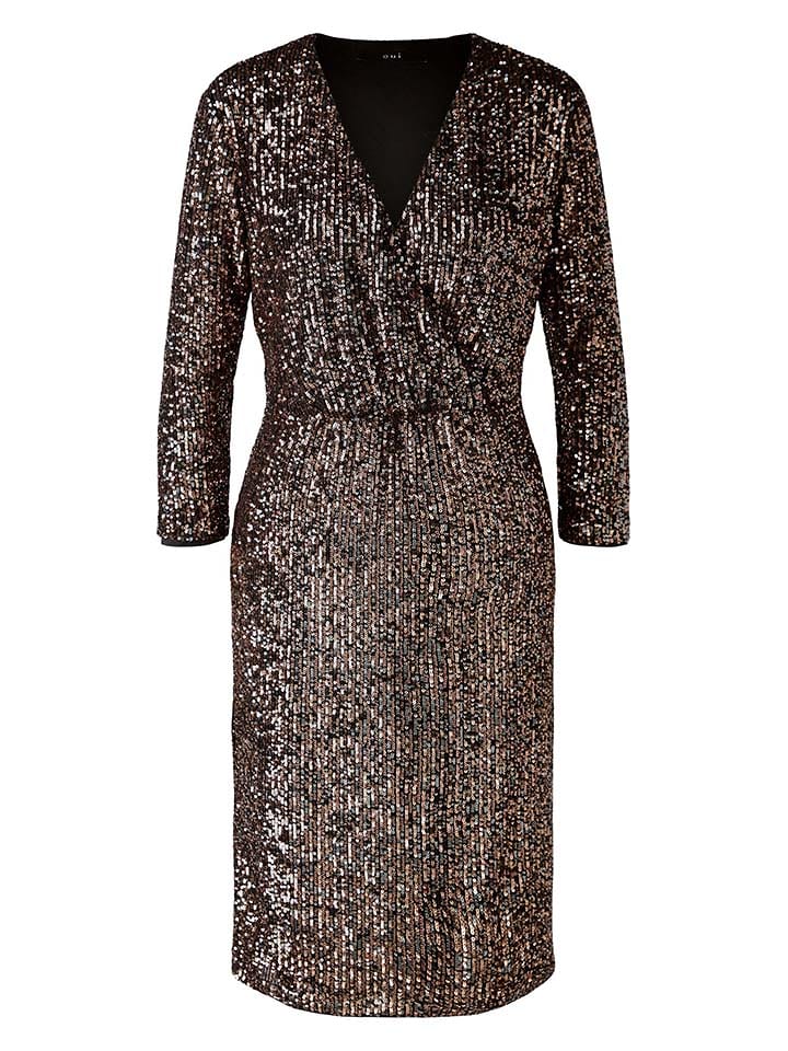 Oui Sukienka w kolorze jasnoróżowo-szarym rozmiar: 38