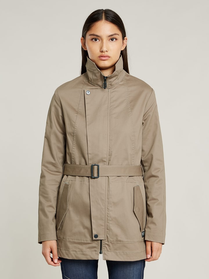 G-Star Trencz w kolorze jasnobrązowym rozmiar: L