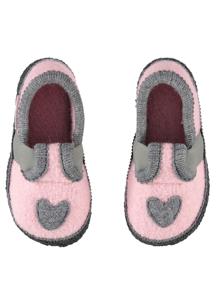 lamino Kapcie "Bobby Herz" w kolorze jasnoróżowym rozmiar: 25