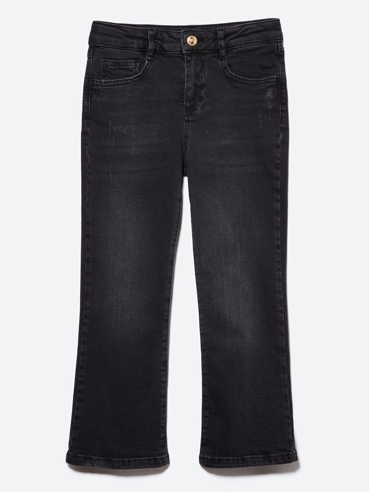 Sisley Dżinsy w kolorze czarnym rozmiar: 140