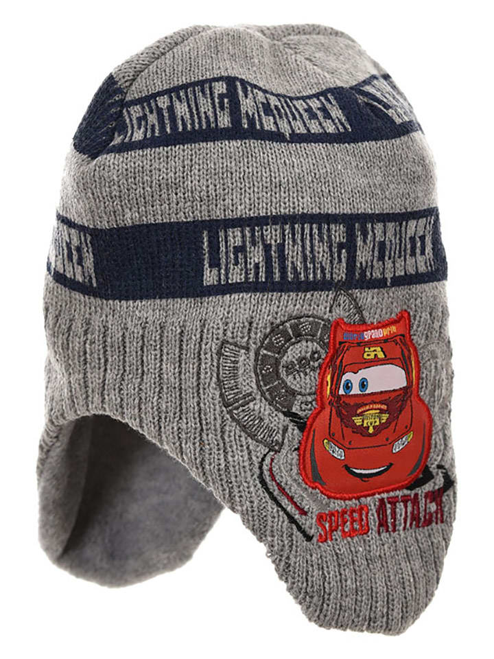 Disney Cars Czapka "Auta" w kolorze szarym rozmiar: 52 cm
