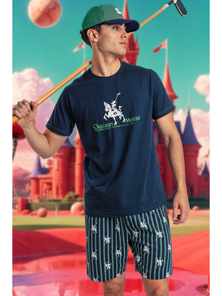 admas Piżama w kolorze granatowo-zielonym rozmiar: L