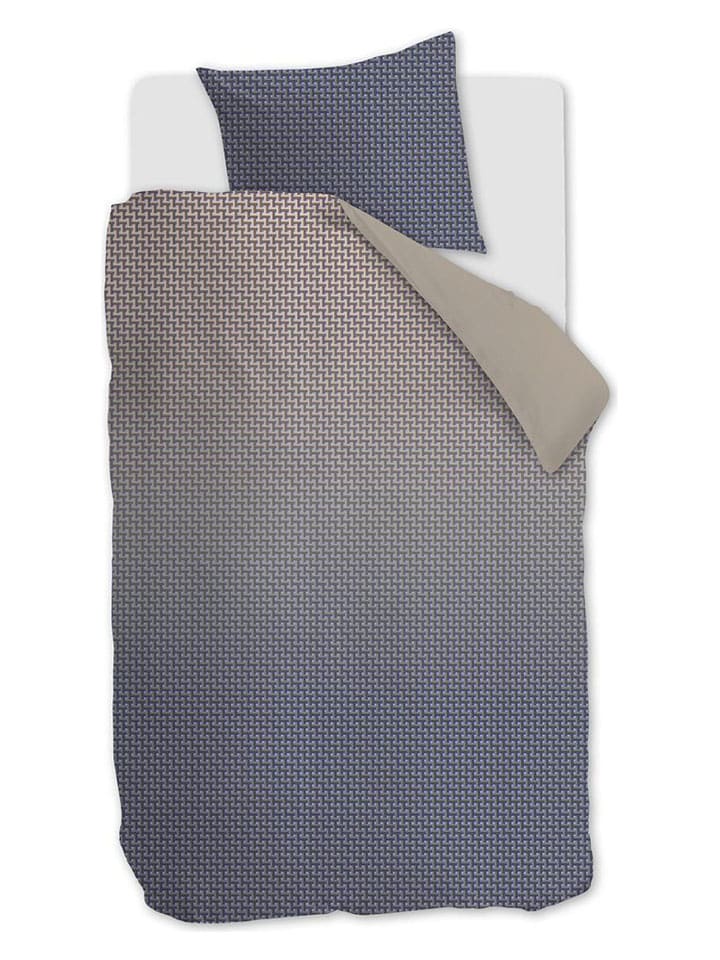 Beddinghouse Komplet pościeli satynowej "Alvaro" w kolorze niebieskim rozmiar: 200x200/220 cm