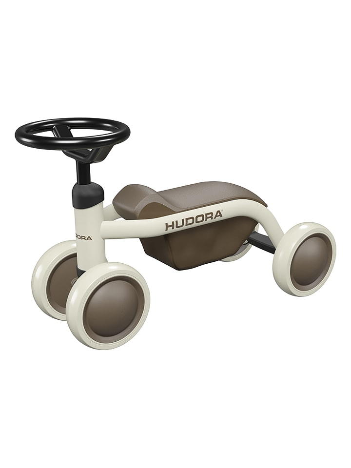 Hudora Rowerek biegowy "Steppy 6" w kolorze kremowo-brązowym - 12 m+ rozmiar: onesize