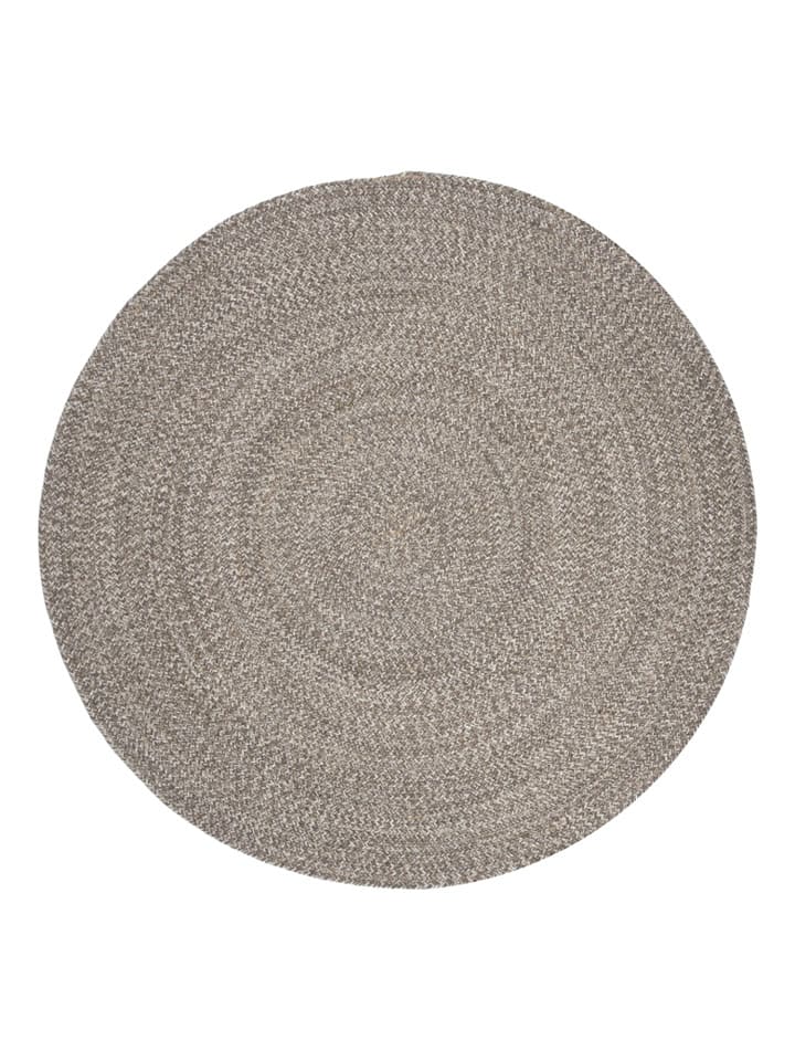 Safavieh Dywan "Braided" w kolorze jasnobrązowym rozmiar: 122x122 cm