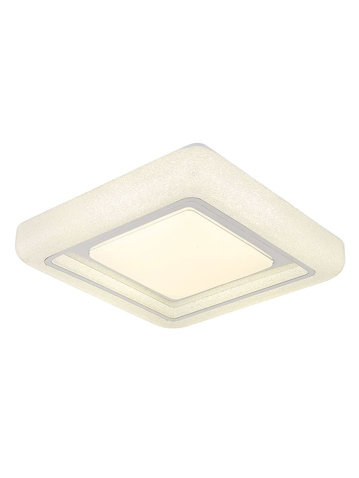 Globo lighting Lampa sufitowa LED "Marcia" w kolorze białym - 38 x 7,5 x 38 cm rozmiar: onesize