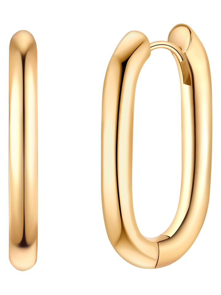 Yokoamii Pozłacane kolczyki-kreole rozmiar: onesize