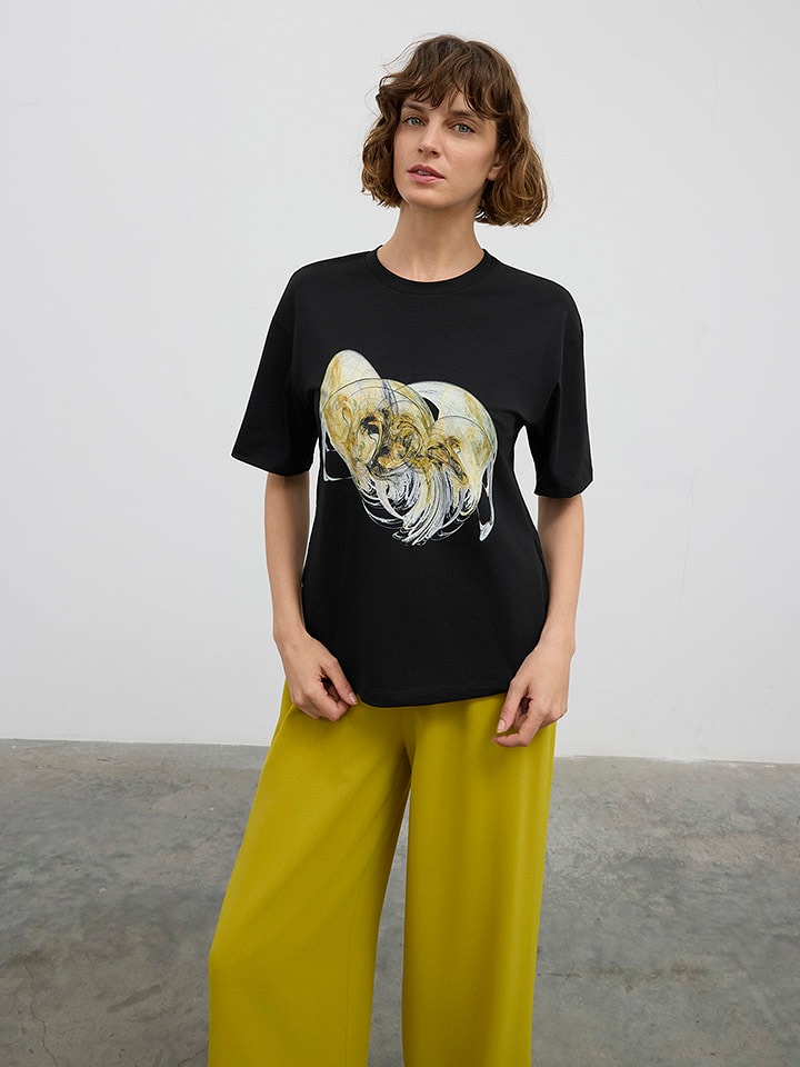 BGN Koszulka w kolorze czarnym rozmiar: 36