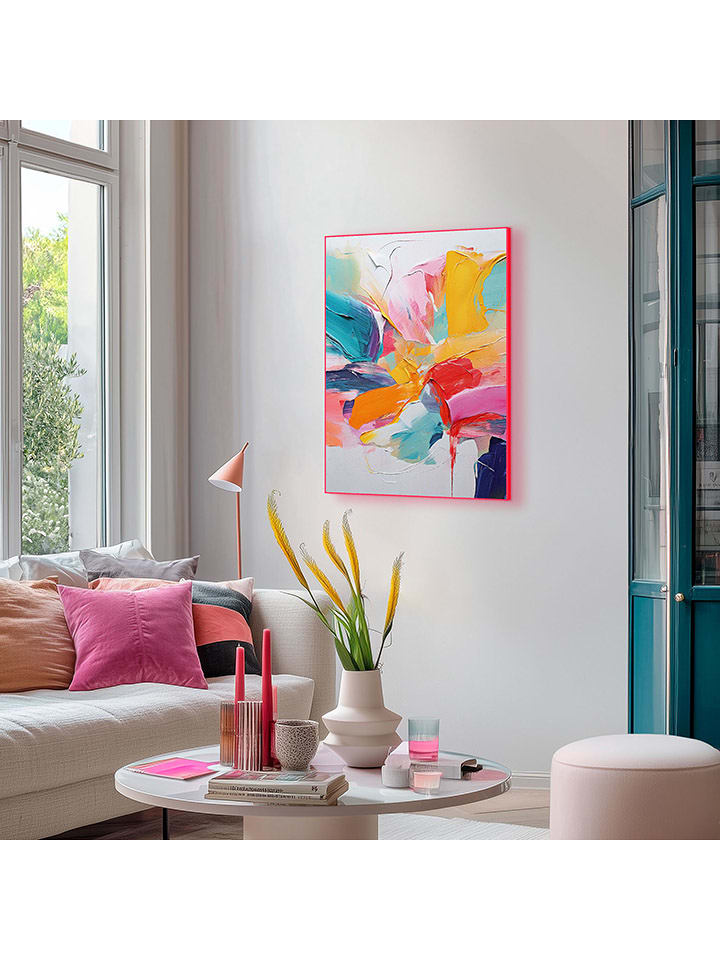 Orangewallz Druk artystyczny "Full Colour Painted" w ramce rozmiar: 50x70 cm