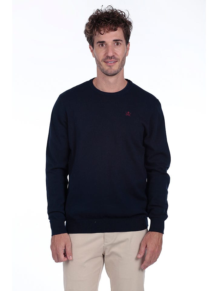 The Time of Bocha Sweter w kolorze granatowym rozmiar: XXL