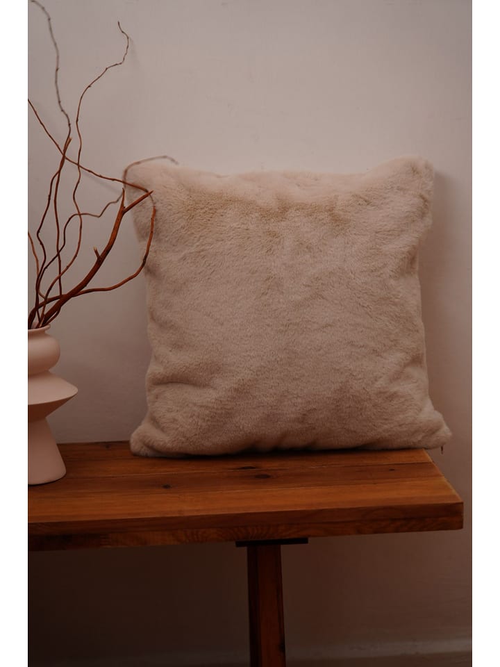 Wallity Poszewka w kolorze beżowym na poduszkę rozmiar: 43x43 cm