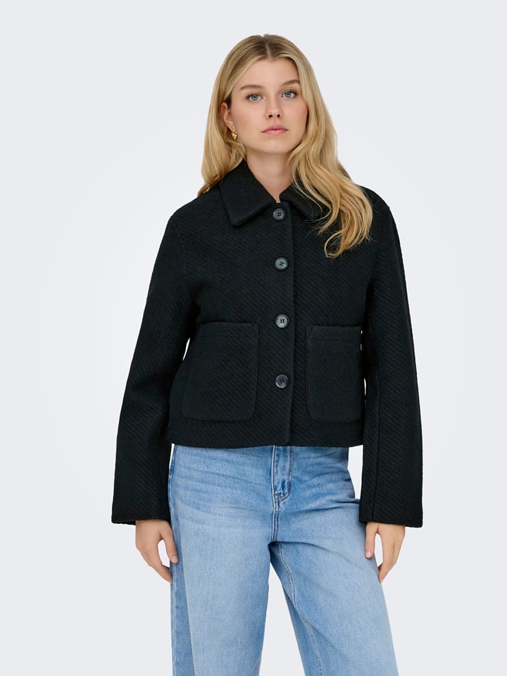 JDY Kurtka przejściowa w kolorze czarnym rozmiar: S