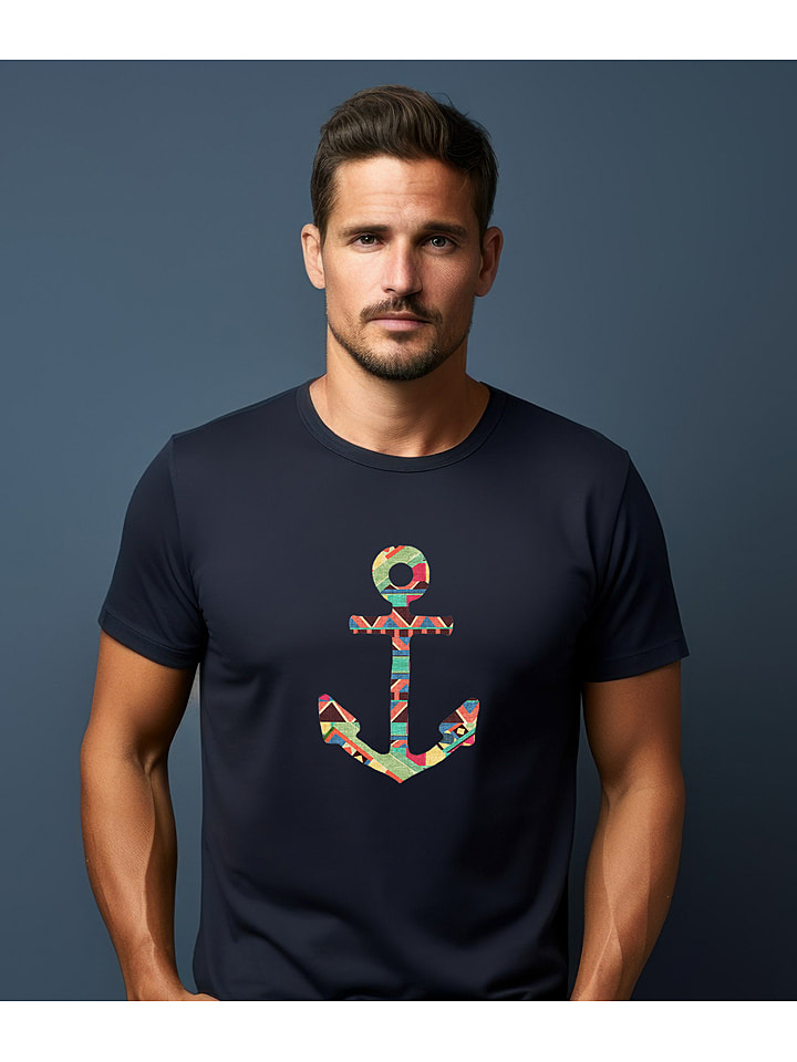 WOOOP Koszulka "You make me home" w kolorze granatowym rozmiar: M