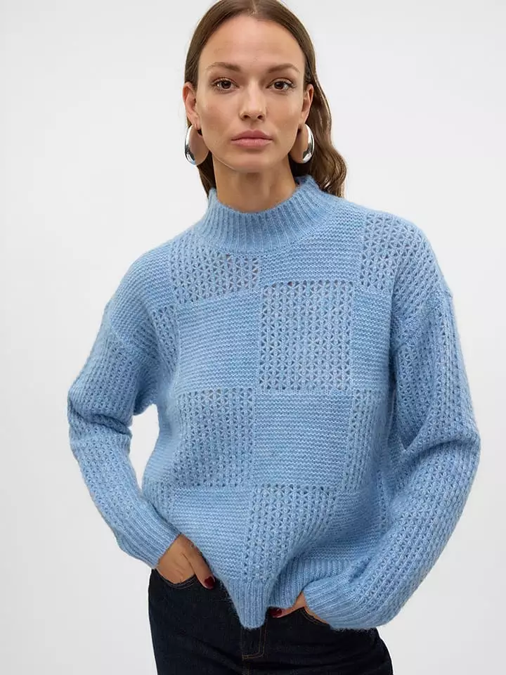Vero Moda Sweter w kolorze błękitnym rozmiar: XL