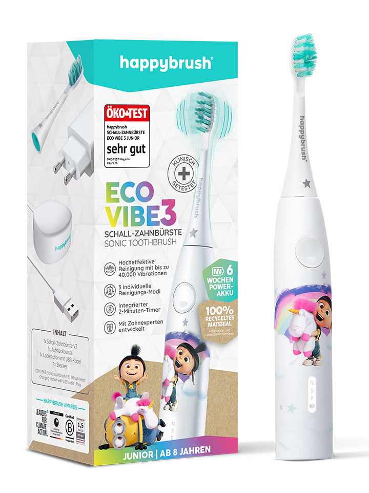 happybrush Szczoteczka soniczna "Eco Vibe3" w kolorze białym rozmiar: onesize