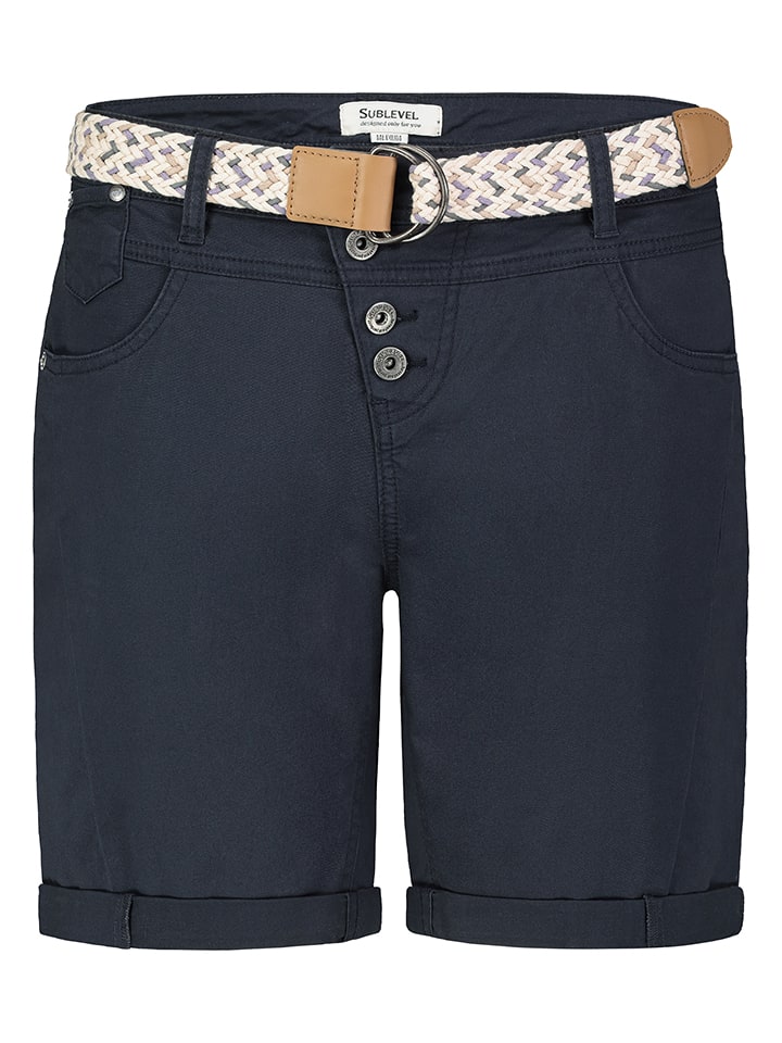 Sublevel Bermudy w kolorze granatowym rozmiar: XS