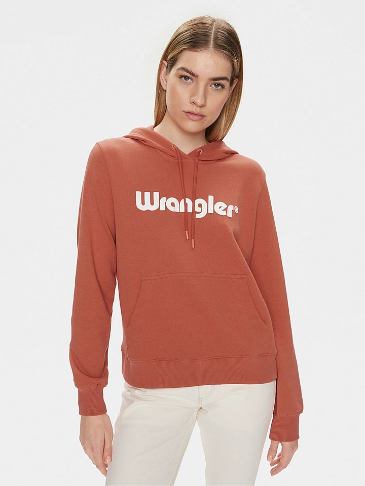 Wrangler Bluza w kolorze pomarańczowym rozmiar: L