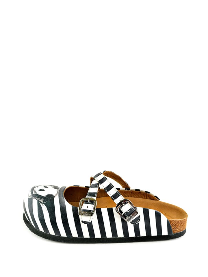 Calceo Chodaki w kolorze czarno-białym rozmiar: 39