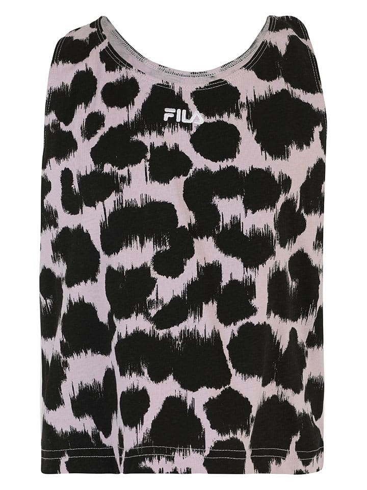 Fila Top w kolorze czarno-szaroróżowym rozmiar: 170/176