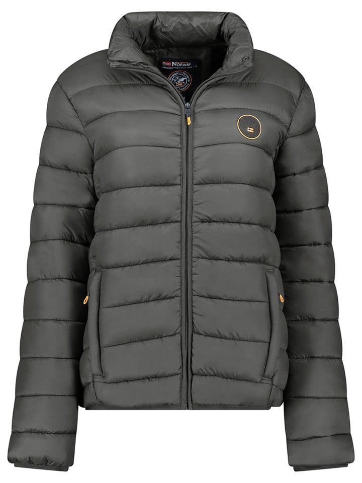 Geographical Norway Kurtka pikowana "Atikamap" w kolorze ciemnoszarym rozmiar: M