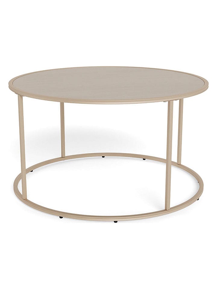 Actona Ława "Seaford" w kolorze jasnoszarym - wys. 45 x Ø 80 cm rozmiar: onesize