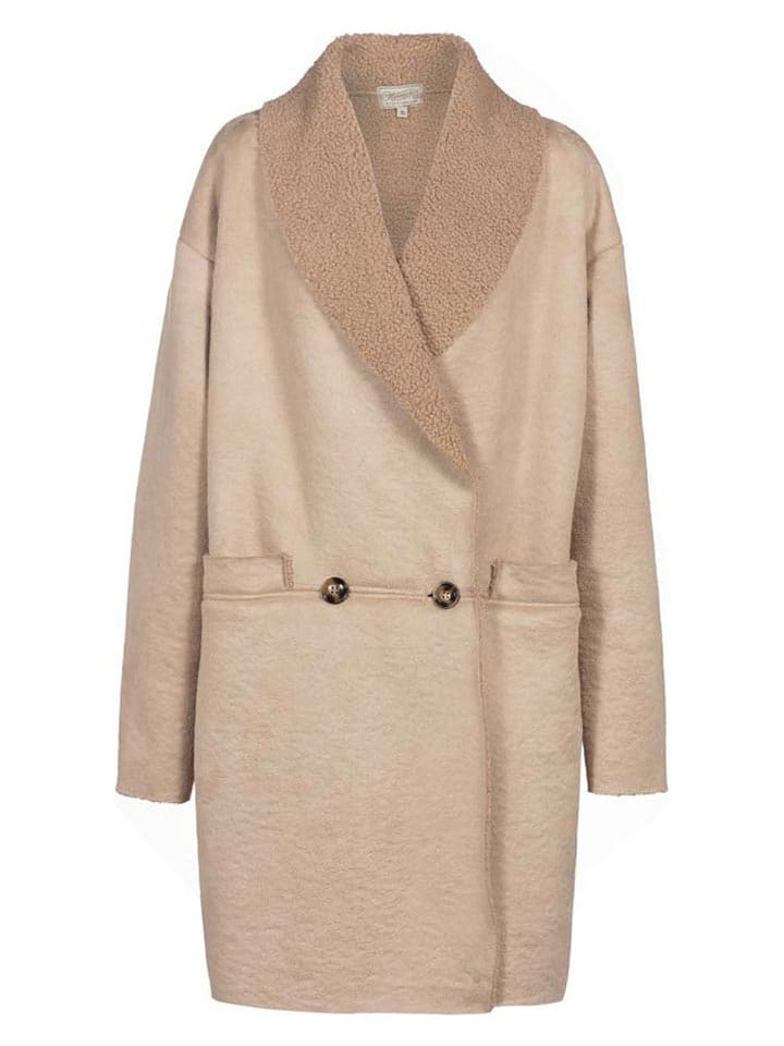 Herrlicher Płaszcz przejściowy w kolorze karmelowym rozmiar: M