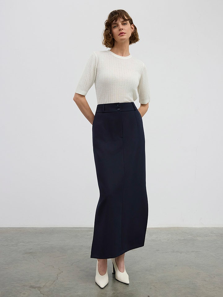 BGN Spódnica w kolorze granatowym rozmiar: 36