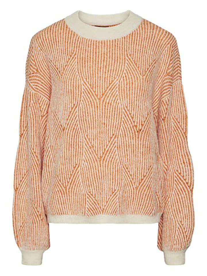 Pieces Sweter w kolorze pomarańczowym rozmiar: M