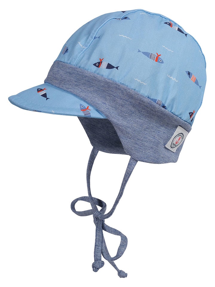 MaxiMo Czapka w kolorze błękitno-niebieskim rozmiar: 45 cm