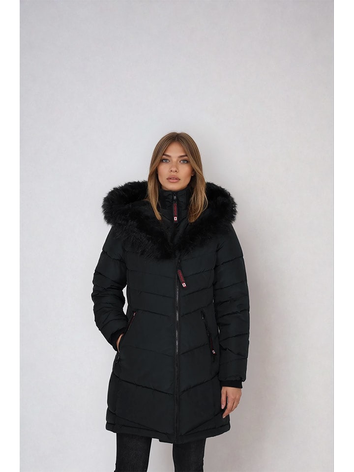 CANADA weather gear Płaszcz zimowy w kolorze czarnym rozmiar: M