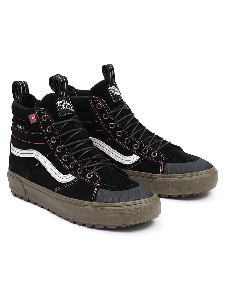 Vans Skórzane sneakersy "SK8-Hi" w kolorze czarnym rozmiar: 40