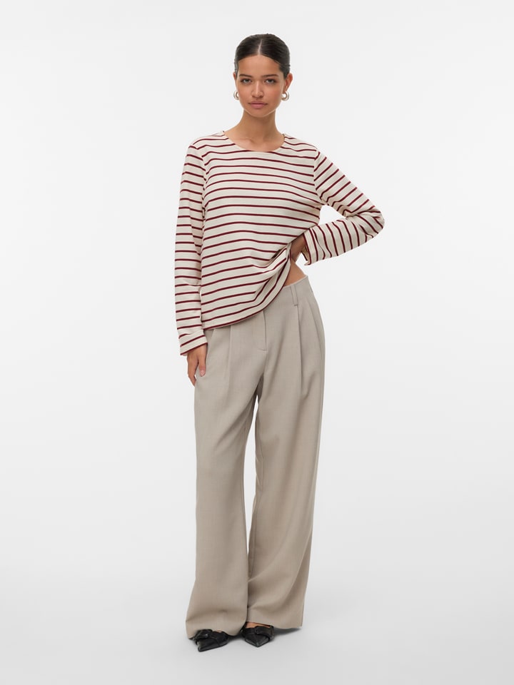 Vero Moda Koszulka w kolorze czerwono-białym rozmiar: M