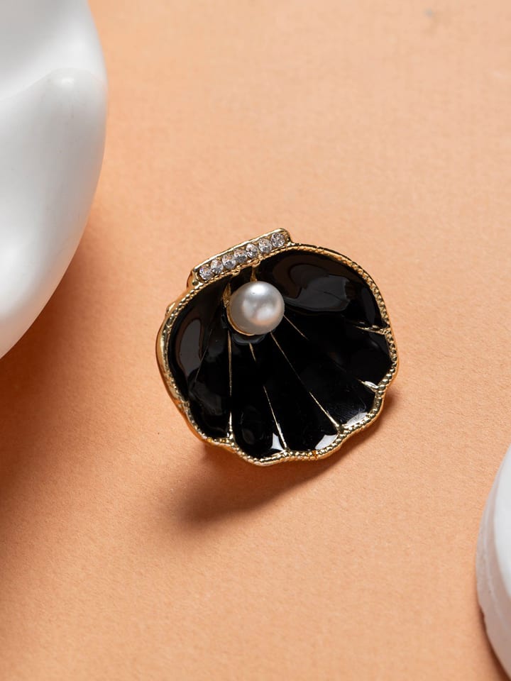 Lodie Silver Broszka w kolorze złoto-czarno-czerwonym rozmiar: onesize