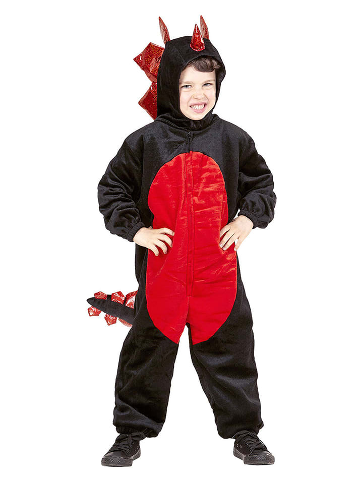Carnival Party Kostium "Dragon" w kolorze czarno-czerwonym rozmiar: 104