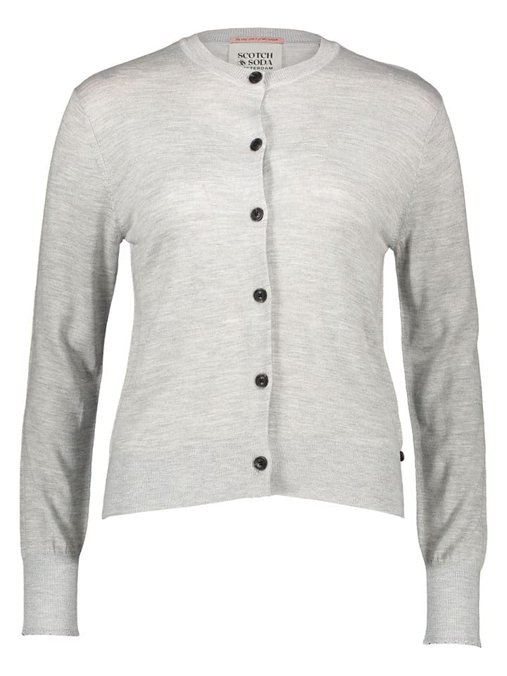 Scotch & Soda Kardigan w kolorze jasnoszarym rozmiar: XL