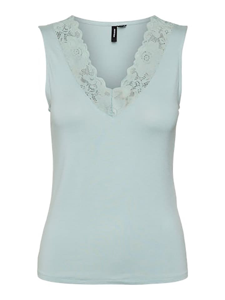 Vero Moda Top w kolorze błękitnym rozmiar: S