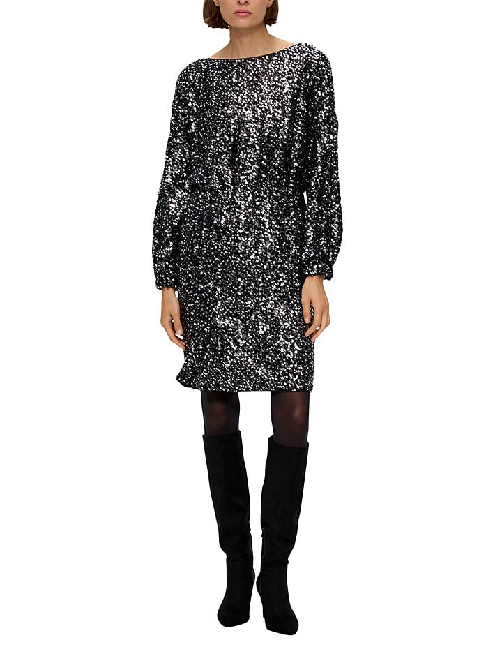 s.Oliver Sukienka w kolorze czarnym rozmiar: 44