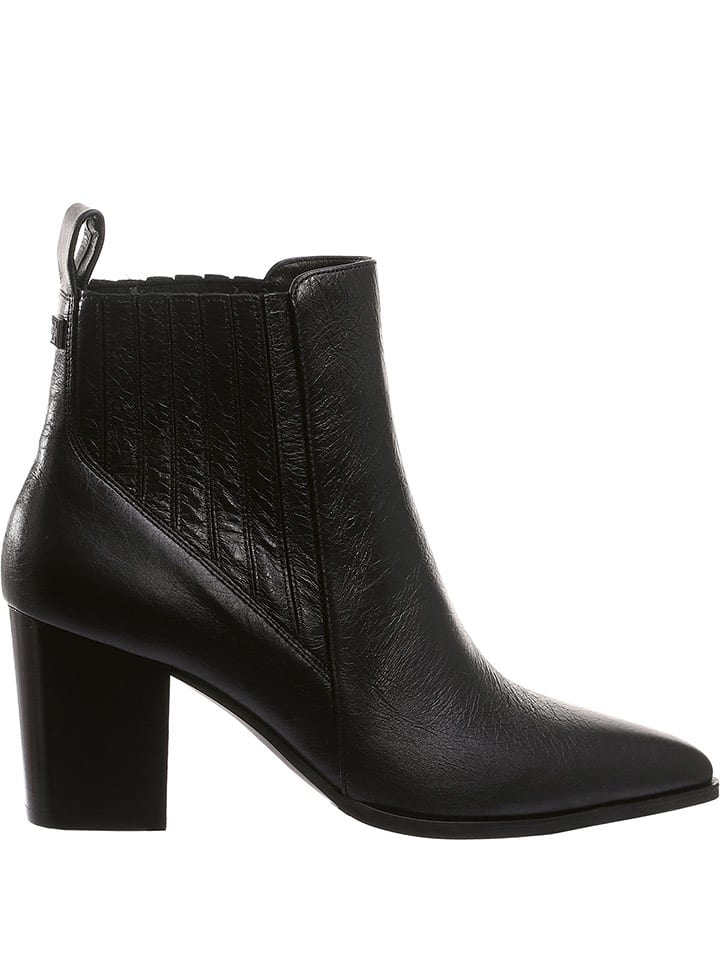 Högl Skórzane botki "Luke" w kolorze czarnym rozmiar: onesize