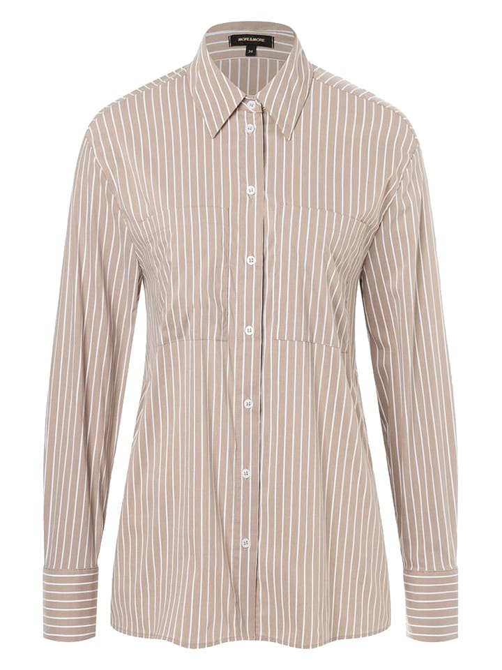 More & More Bluzka w kolorze beżowym rozmiar: 34