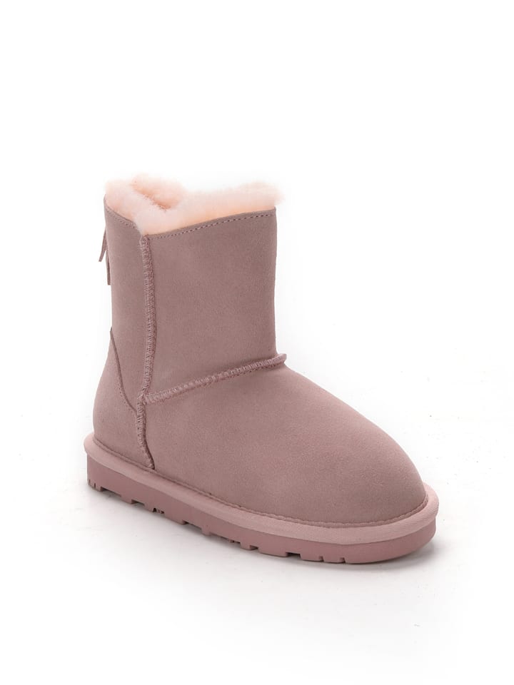 Gooce Skórzane botki "Gotzone" w kolorze szaroróżowym rozmiar: 32