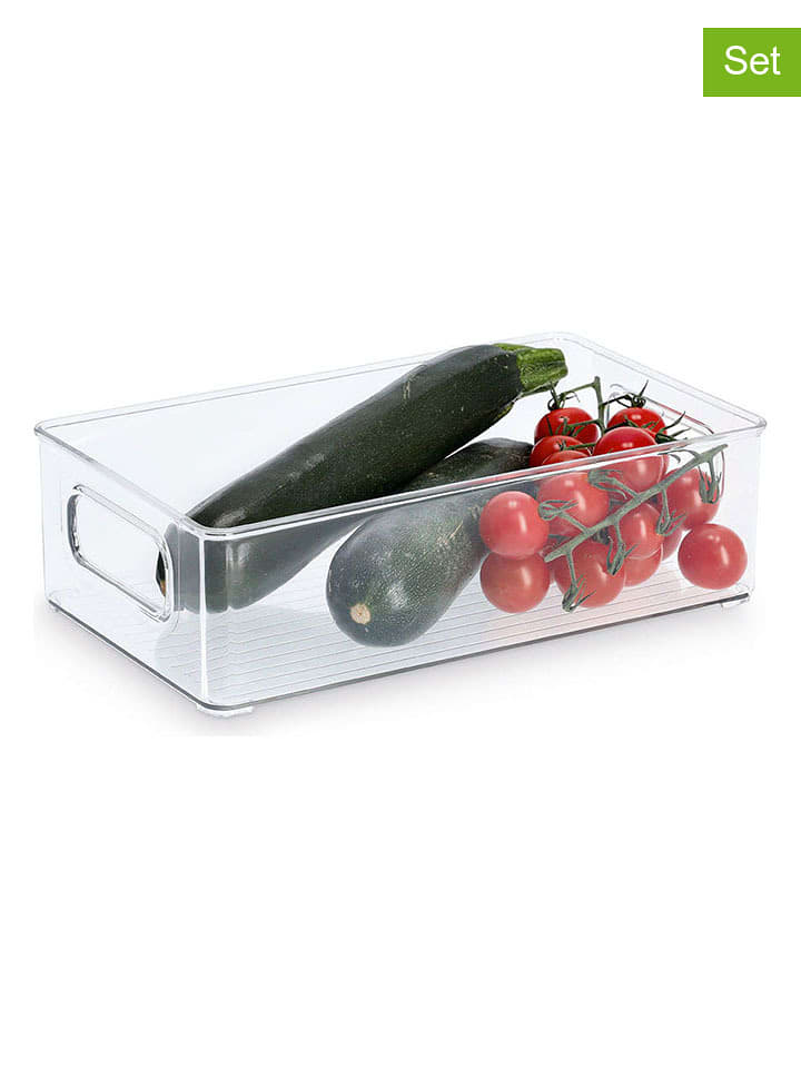 Zeller Pudełka (2 szt.) - 25,5 x 7,6 x 15,1 cm rozmiar: onesize