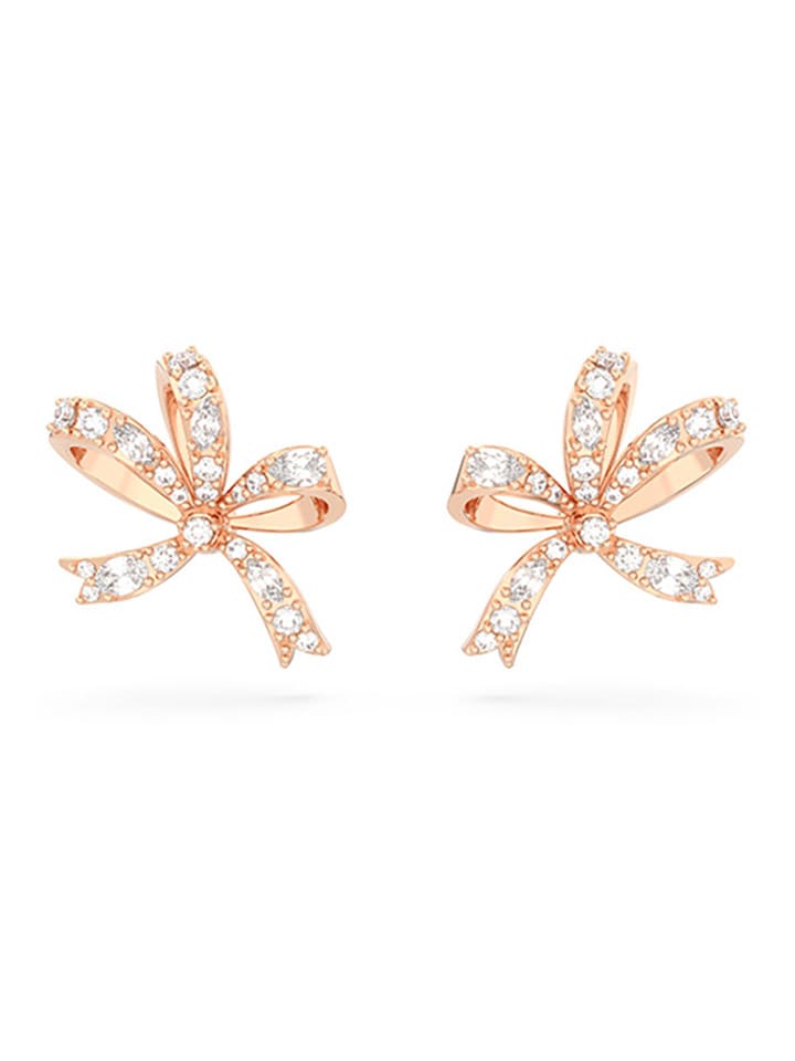 Swarovski Pozłacane kolczyki-wkrętki z kryształami rozmiar: onesize