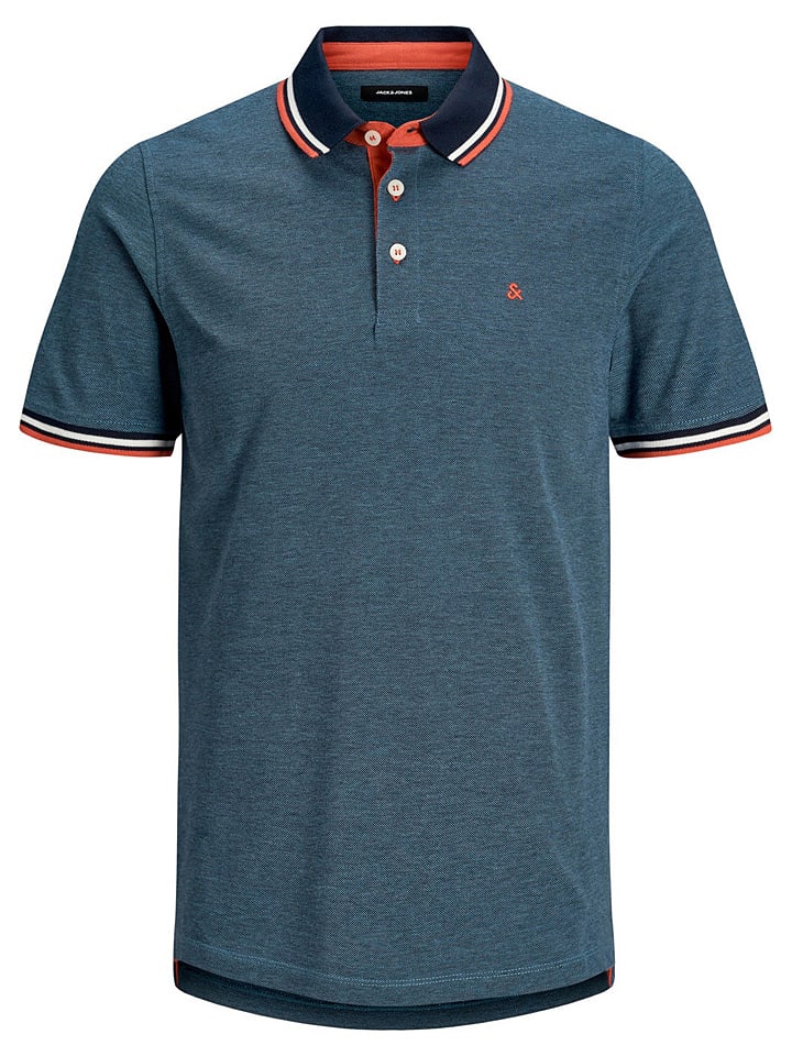 Jack & Jones Koszulka polo w kolorze granatowym rozmiar: L