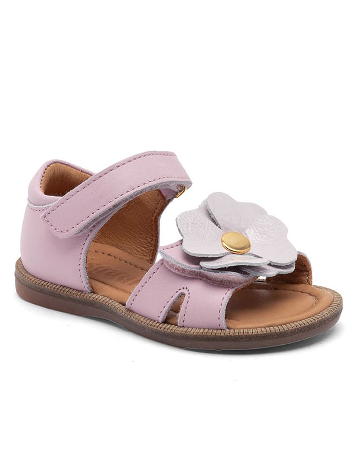 bisgaard Skórzane sandały w kolorze jasnoróżowo-białym rozmiar: 23